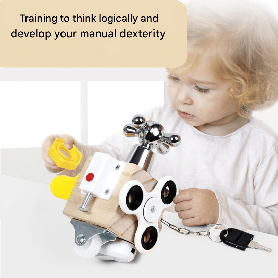 Children's Cube Puzzle - HandyCube-On The Way-Nora Luxe