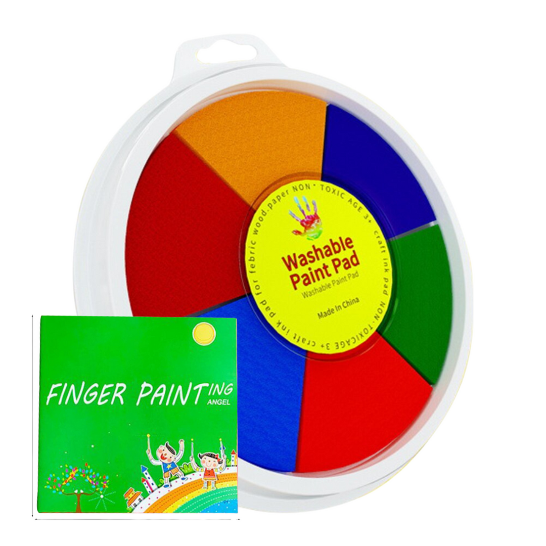 Children's Finger Paint Set - Color Power-Set of 6 Colors-Nora Luxe