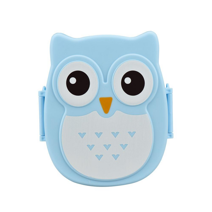 Children's Lunchbox - OwlLunch-Blue-Nora Luxe
