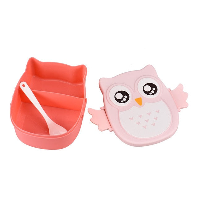 Children's Lunchbox - OwlLunch-Pink-Nora Luxe