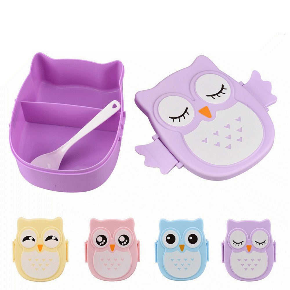 Children's Lunchbox - OwlLunch-Pink-Nora Luxe