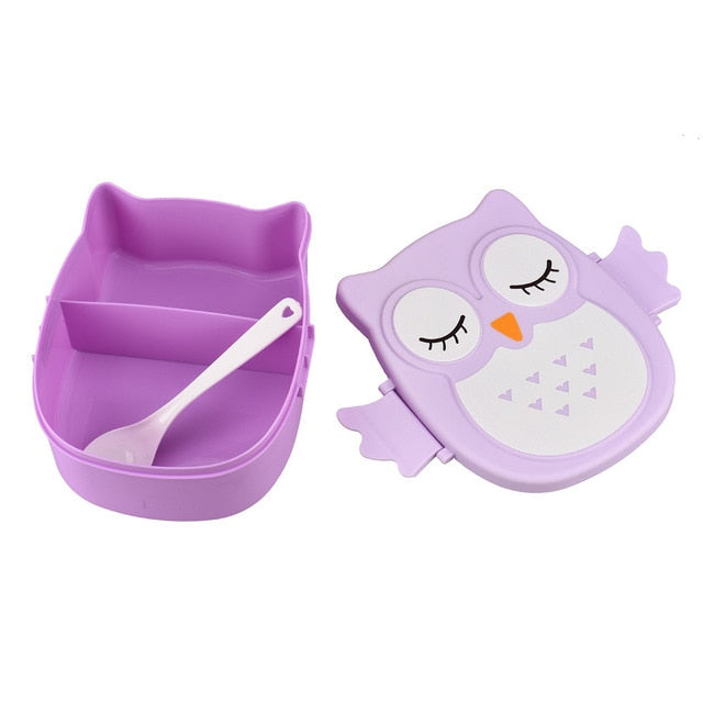Children's Lunchbox - OwlLunch-Pink-Nora Luxe