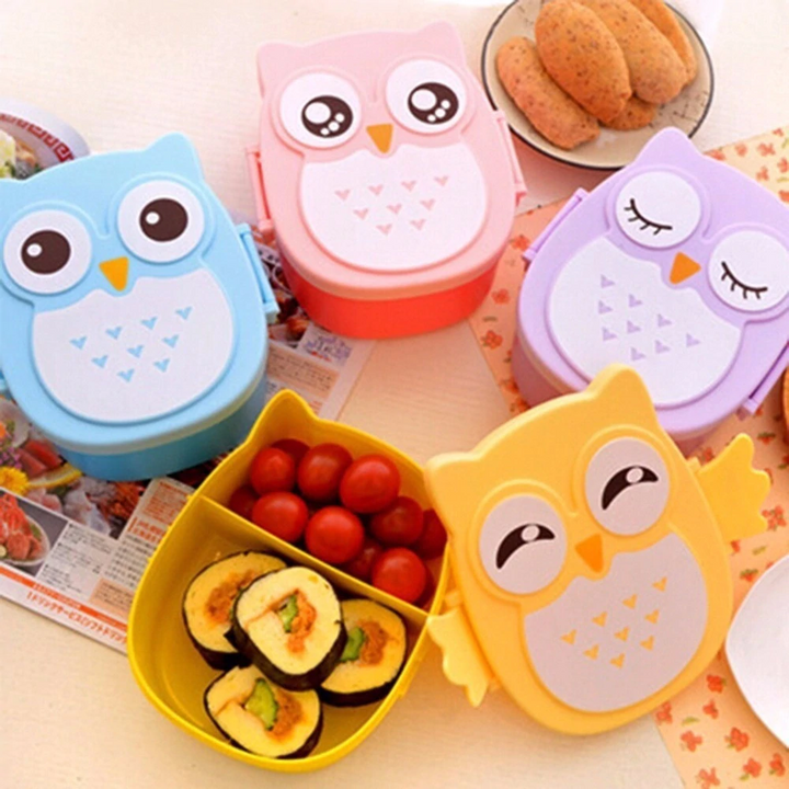 Children's Lunchbox - OwlLunch-Pink-Nora Luxe