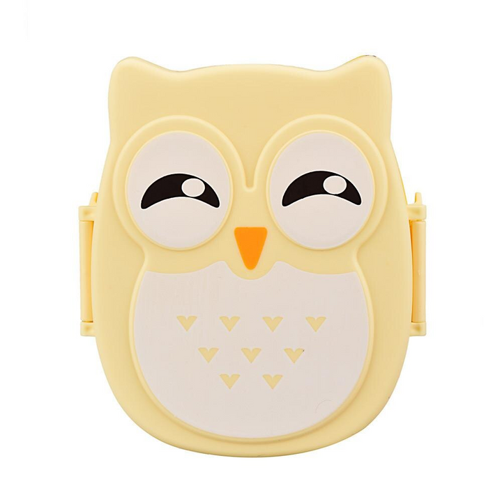 Children's Lunchbox - OwlLunch-Yellow-Nora Luxe