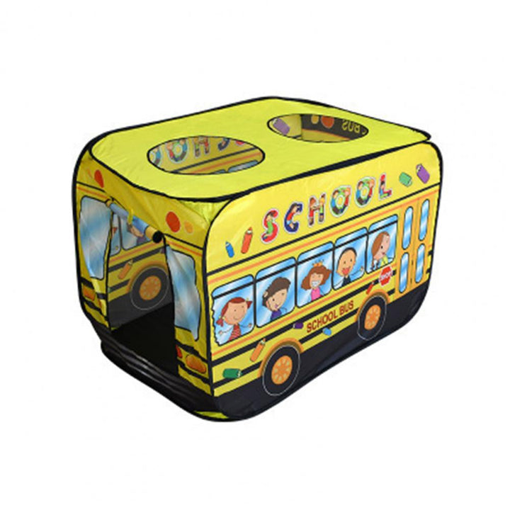 Children's Playhouse - ImaginationHub-School bus-Nora Luxe