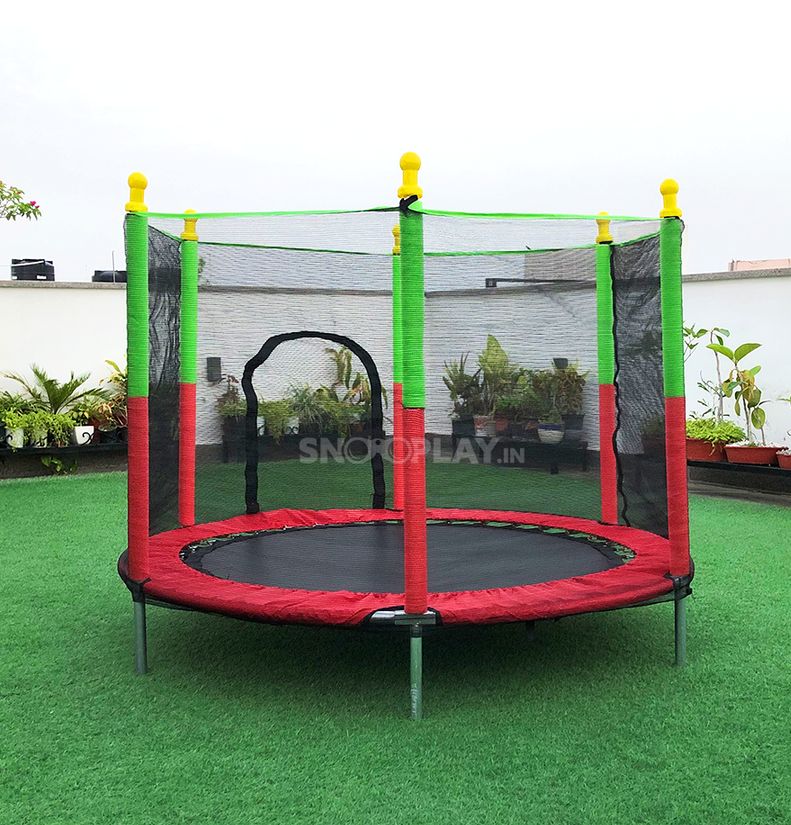 Children's trampoline with safety net – Jumpie KidsTramp-Nora Luxe