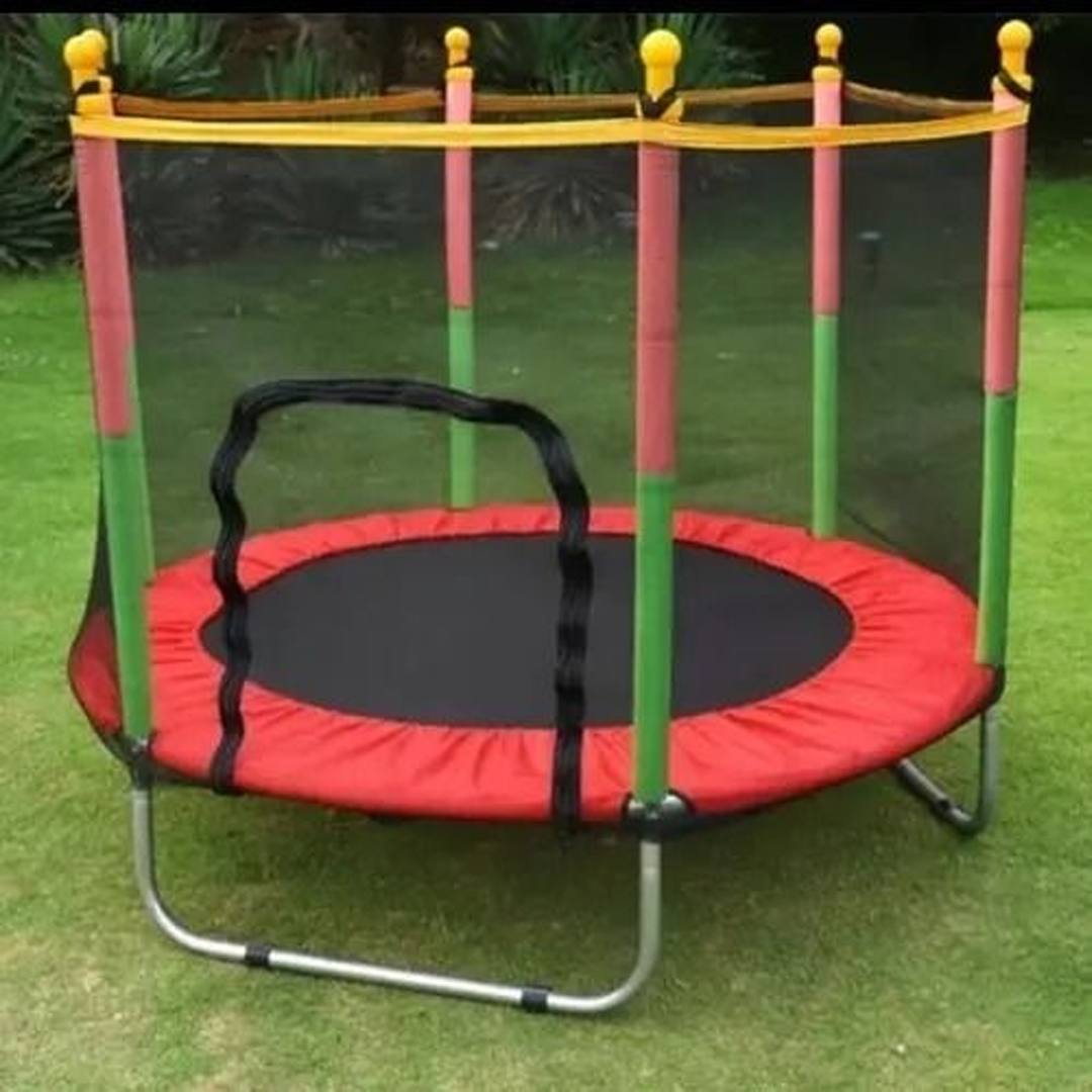 Children's trampoline with safety net – Jumpie KidsTramp-Nora Luxe