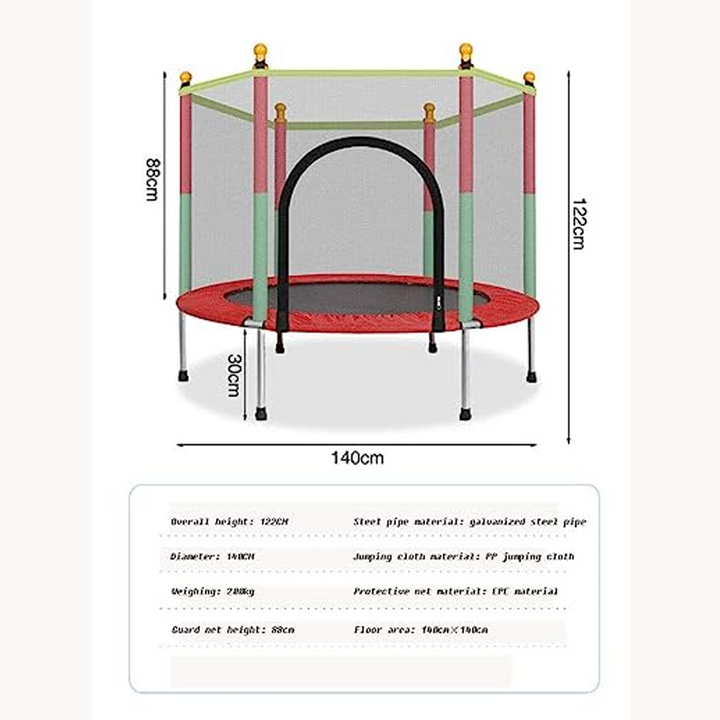 Children's trampoline with safety net – Jumpie KidsTramp-Nora Luxe
