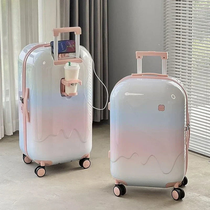 Child's suitcase with safety lock – Sevilla-Multicolored-S (52 L)-Nora Luxe