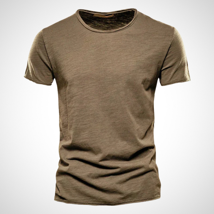 Classic Breathable Cotton Shirt for Men - Marco-Brown-S-Nora Luxe