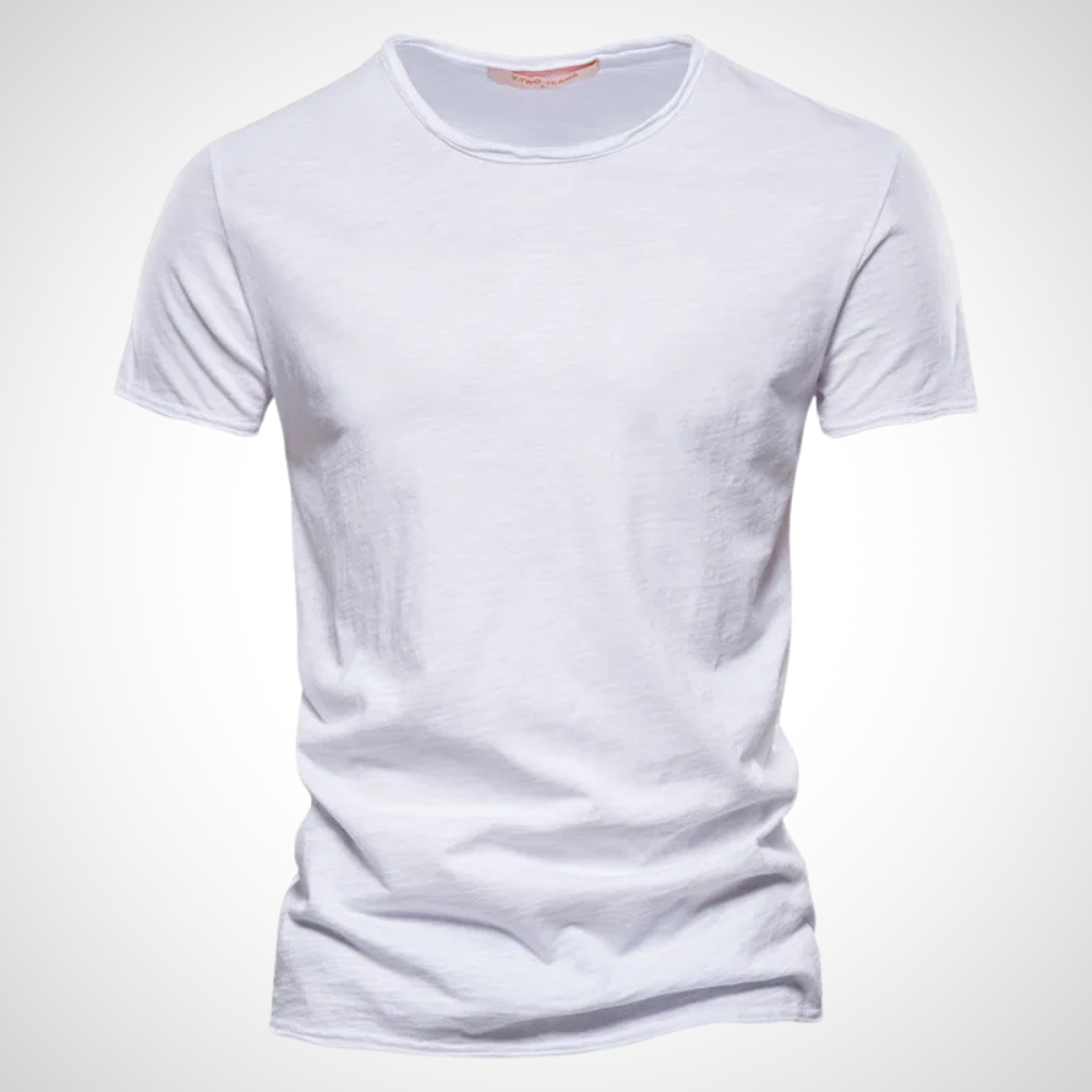 Classic Breathable Cotton Shirt for Men - Marco-White-S-Nora Luxe