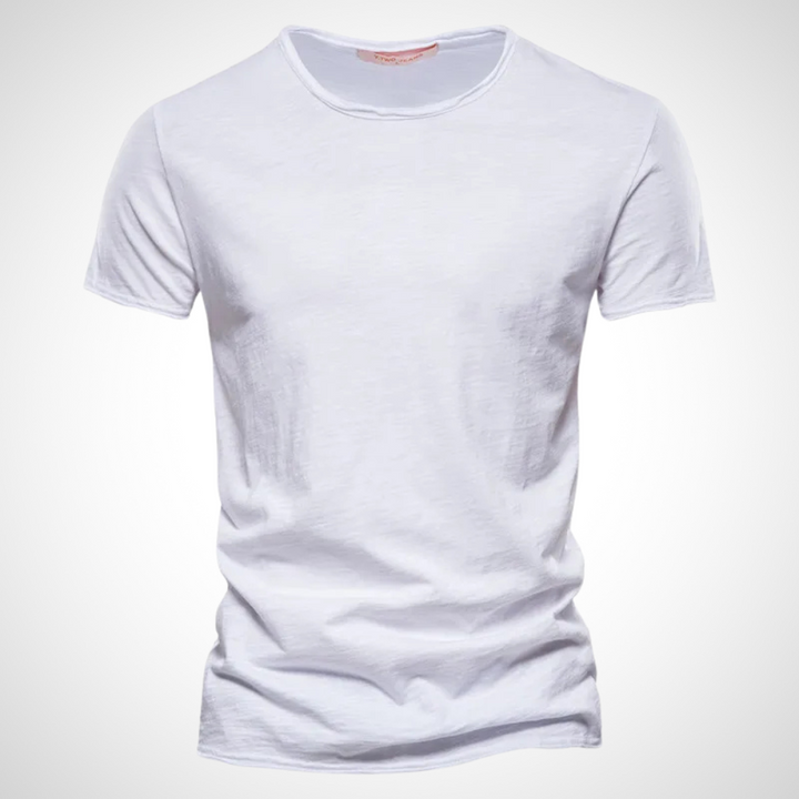 Classic Breathable Cotton Shirt for Men - Marco-White-S-Nora Luxe