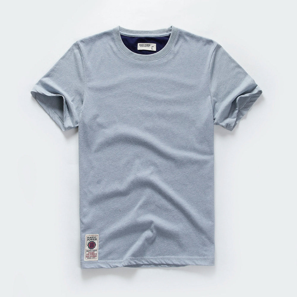 Classic cotton t-shirt with a timeless look - Victor-Green-XS-Nora Luxe
