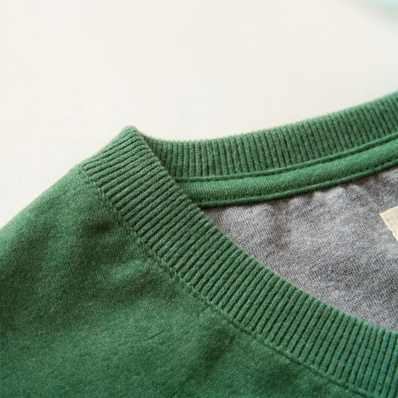 Classic cotton t-shirt with a timeless look - Victor-Green-XS-Nora Luxe