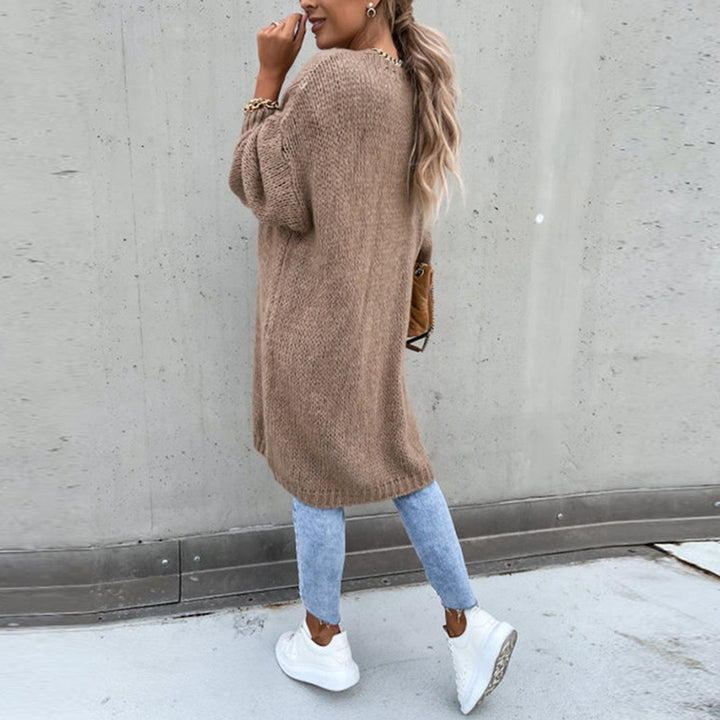 Classic Ladies Cardigan - Camile-Beige-S-Nora Luxe