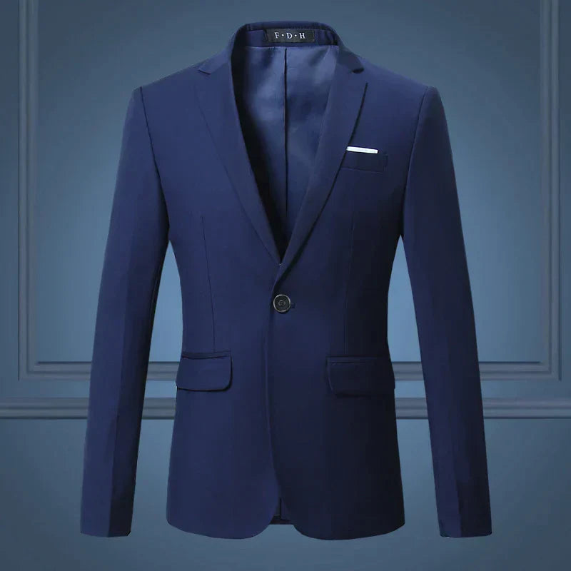 Classic Men's blazer - Maxim-Blue-S-Nora Luxe