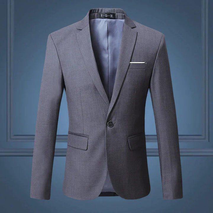 Classic Men's blazer - Maxim-Gray-S-Nora Luxe
