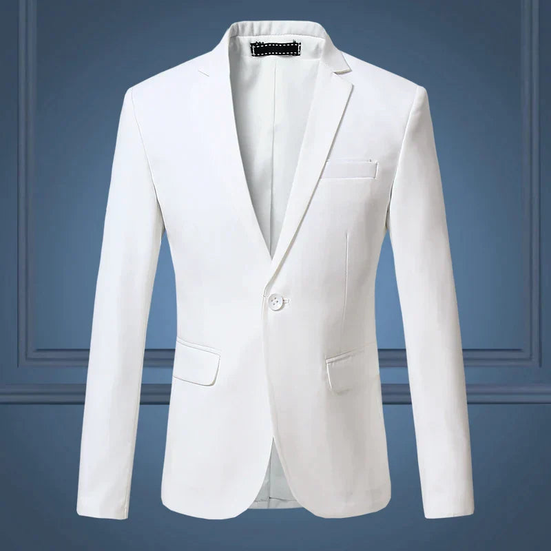 Classic Men's blazer - Maxim-White-S-Nora Luxe