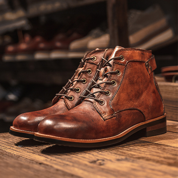 Classic Men's Boots with Ultimate Comfort - Cassian-Brown-6-Nora Luxe