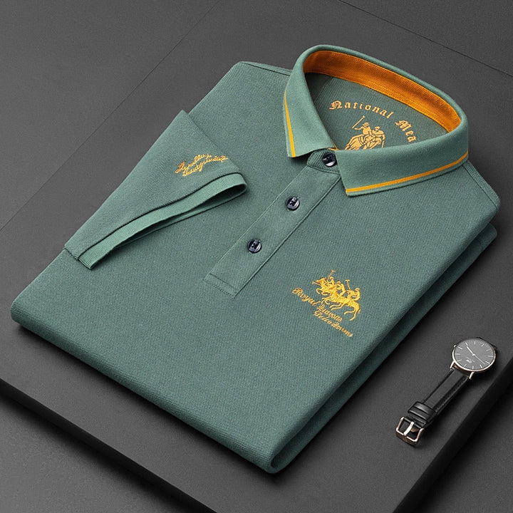 Classic Men’s Polo - Hamilton-Green-M-Nora Luxe