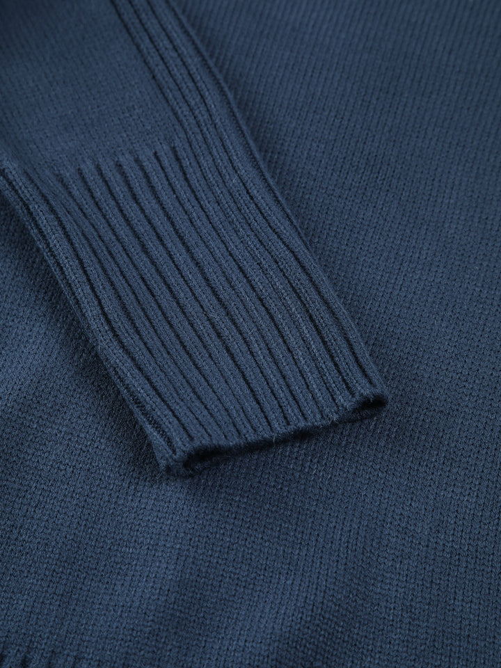 Classic Sweater for Women - Clara-Navy-XS-Nora Luxe