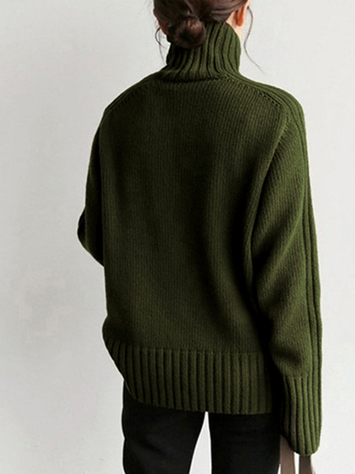 Classic Sweater for Women - Clara-Navy-XS-Nora Luxe