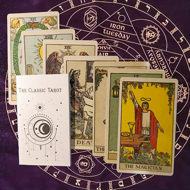 Classic Tarot Card Set (78 cards) - SoulPath-Nora Luxe