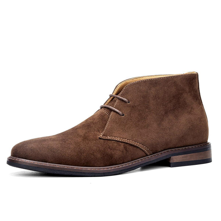 Classic Vintage Men's Shoes - Tobias-Dark brown-5.5-Nora Luxe