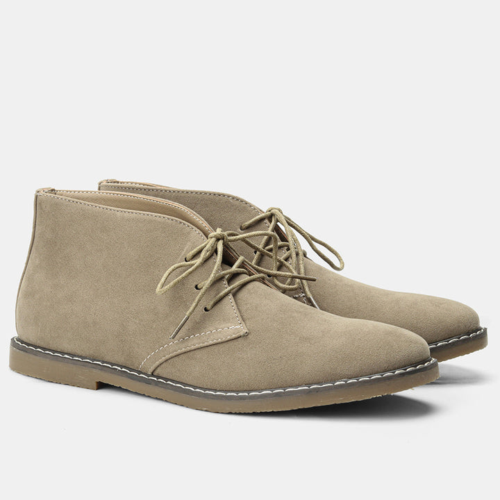 Classic Vintage Men's Shoes - Tobias-Sweden Khaki-5.5-Nora Luxe