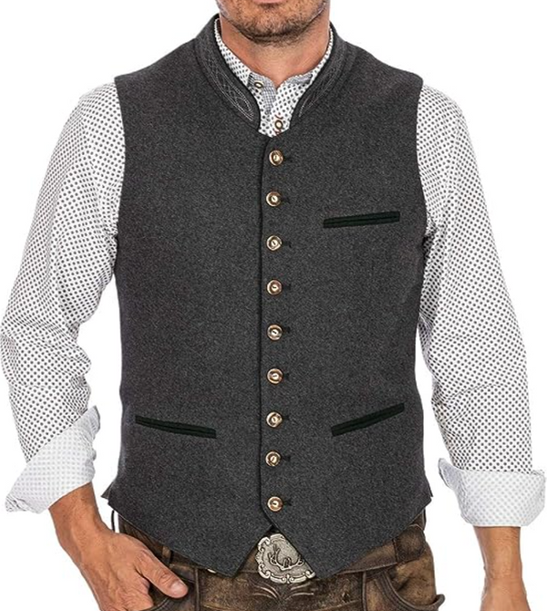 Classic Waistcoat with a Modern Twist - Norwin-M-Nora Luxe