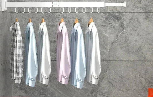 Clothes Drying Rack – Dryvo-2-fold bar white-The Livary