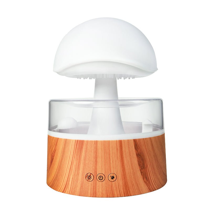 Cloud Rain Air Humidifier - RainGlow-Wood-Nora Luxe
