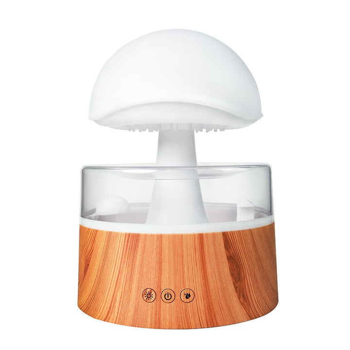 Cloud Rain Air Humidifier - RainGlow-Wood-Nora Luxe