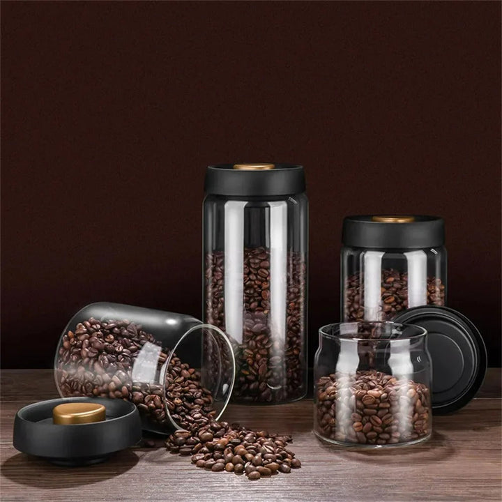 Coffee Bean Storage Jar - AirVault-500ml-Nora Luxe