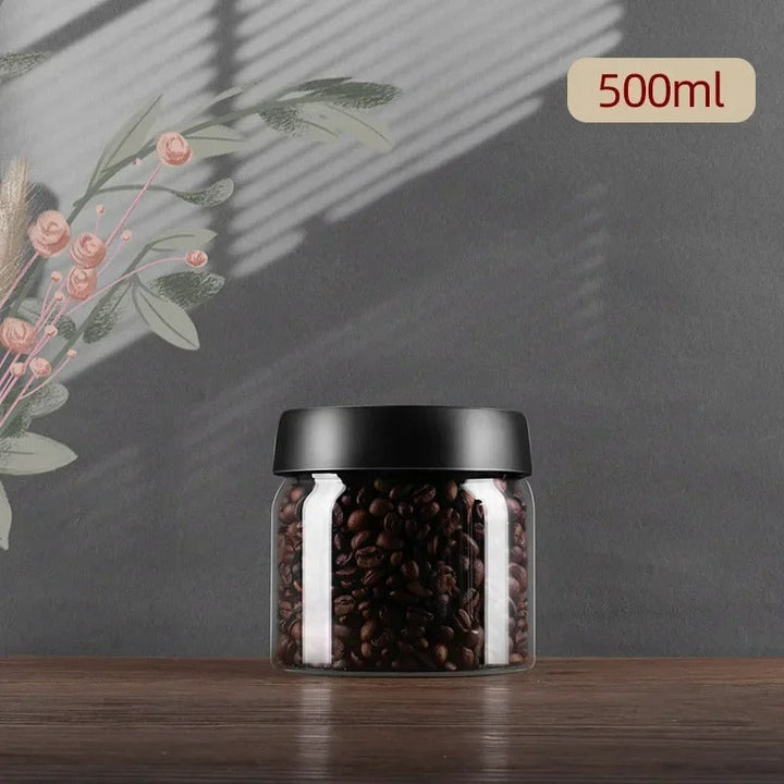 Coffee Bean Storage Jar - AirVault-500ml-Nora Luxe