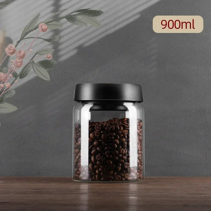 Coffee Bean Storage Jar - AirVault-500ml-Nora Luxe