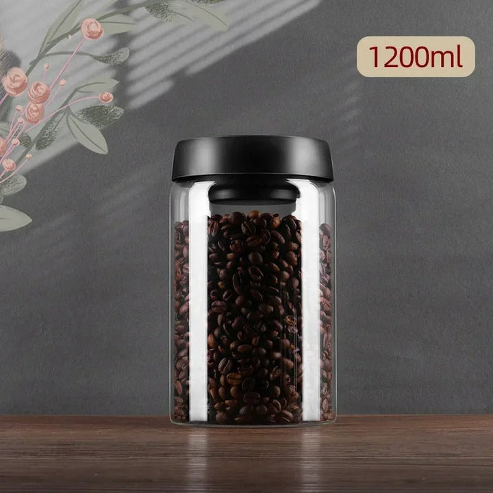 Coffee Bean Storage Jar - AirVault-500ml-Nora Luxe