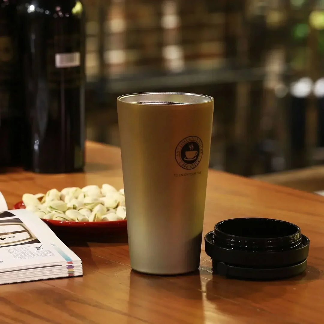 Coffee Travel Mug - ThermaSip-Black-Nora Luxe