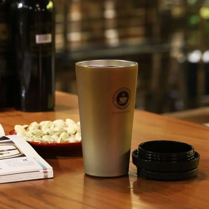 Coffee Travel Mug - ThermaSip-Black-Nora Luxe
