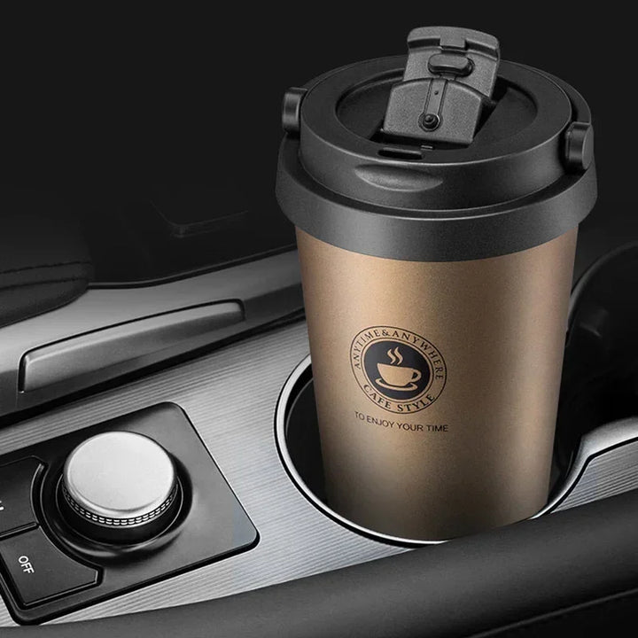 Coffee Travel Mug - ThermaSip-Black-Nora Luxe