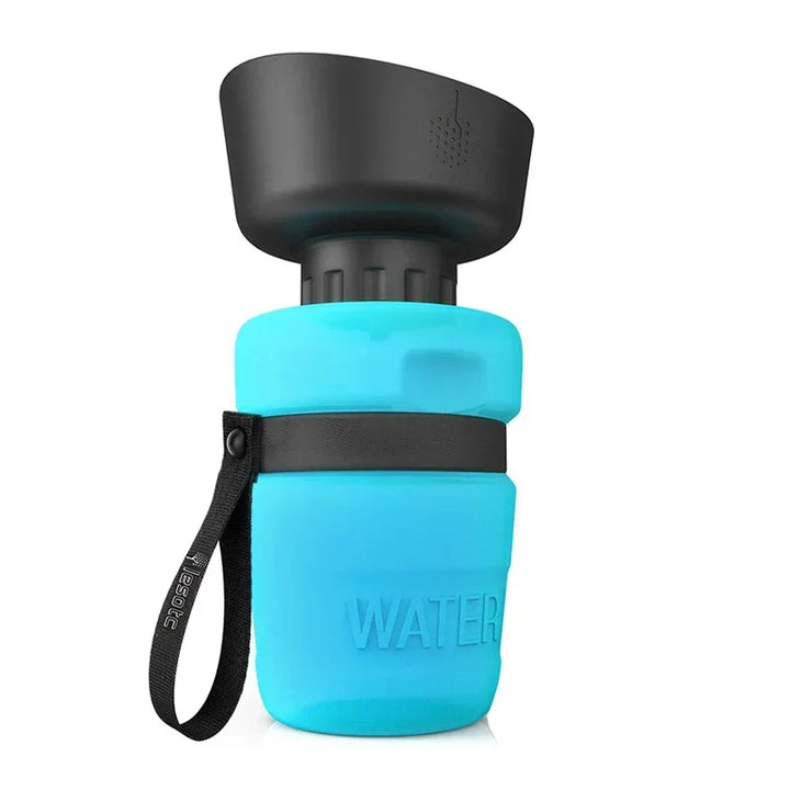Collapsible Dog Water Bottle - PawQuench-Blue-Nora Luxe
