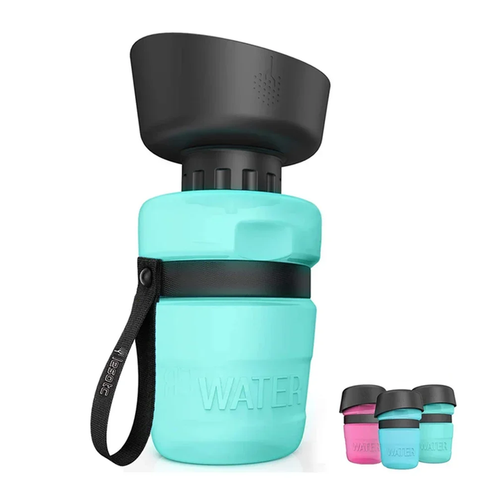Collapsible Dog Water Bottle - PawQuench-Green-Nora Luxe