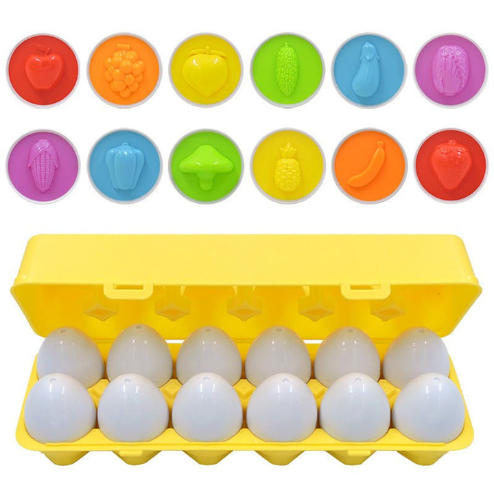 Colorful and Educational Egg Set - ColorMatch-Nora Luxe