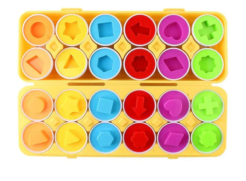 Colorful and Educational Egg Set - ColorMatch-Nora Luxe