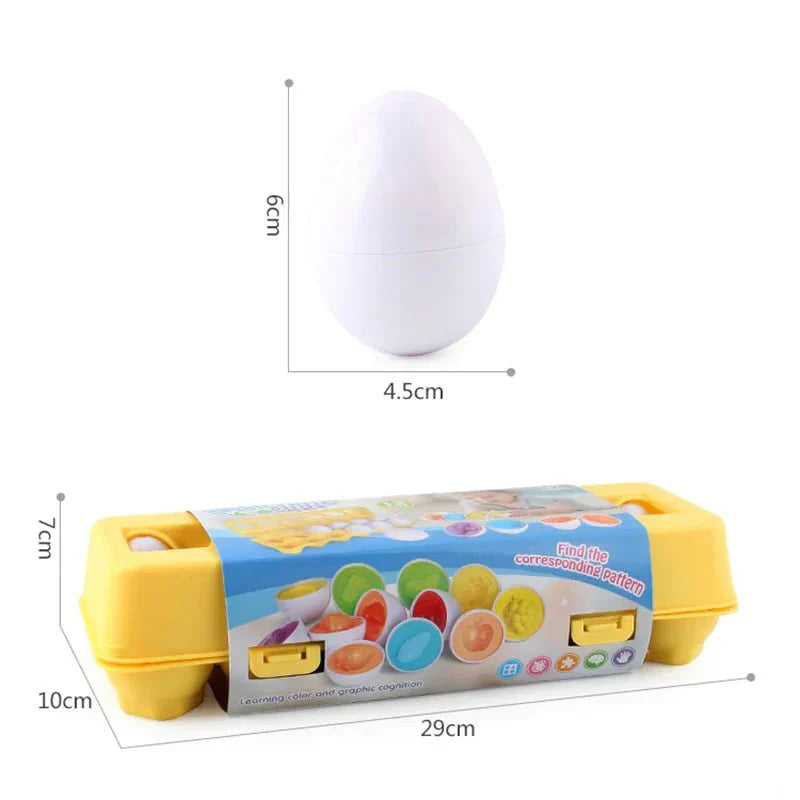 Colorful and Educational Egg Set - ColorMatch-Nora Luxe