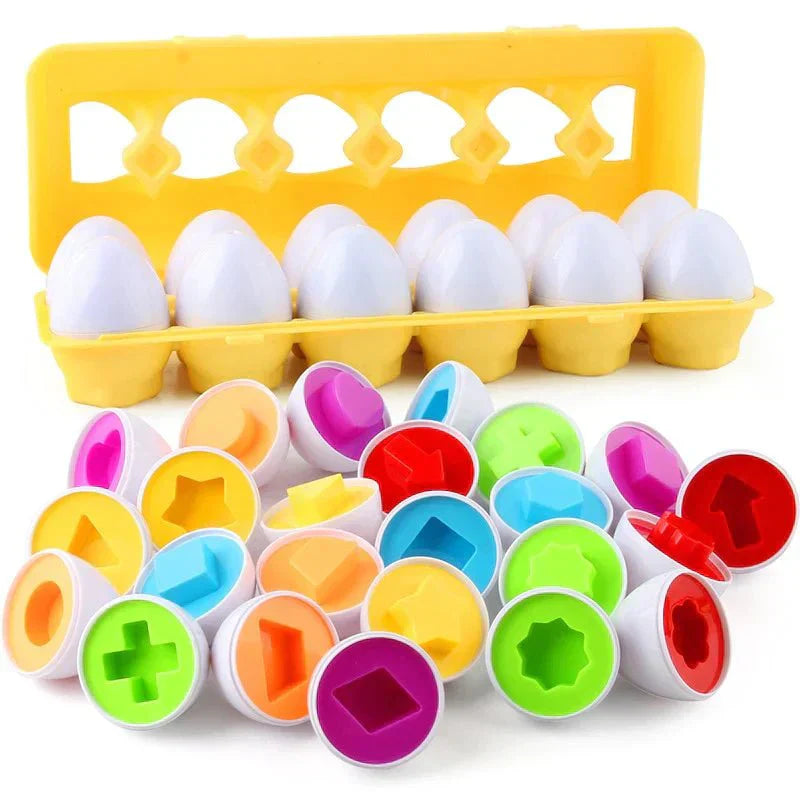 Colorful and Educational Egg Set - ColorMatch-Nora Luxe