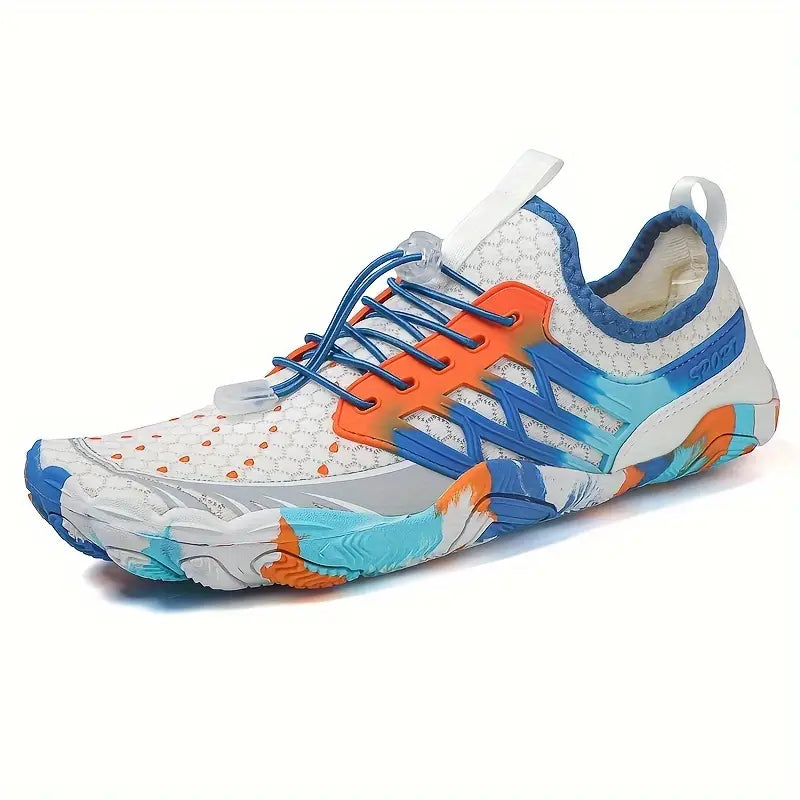 Colorful Ladies Barefoot Water Shoes - AquaStride-Heavenly Blue-3.0-Nora Luxe
