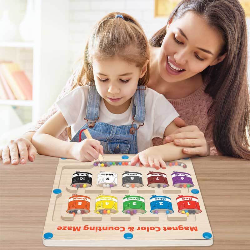Colorful Magnetic Counting Puzzle - MagniTally-Nora Luxe