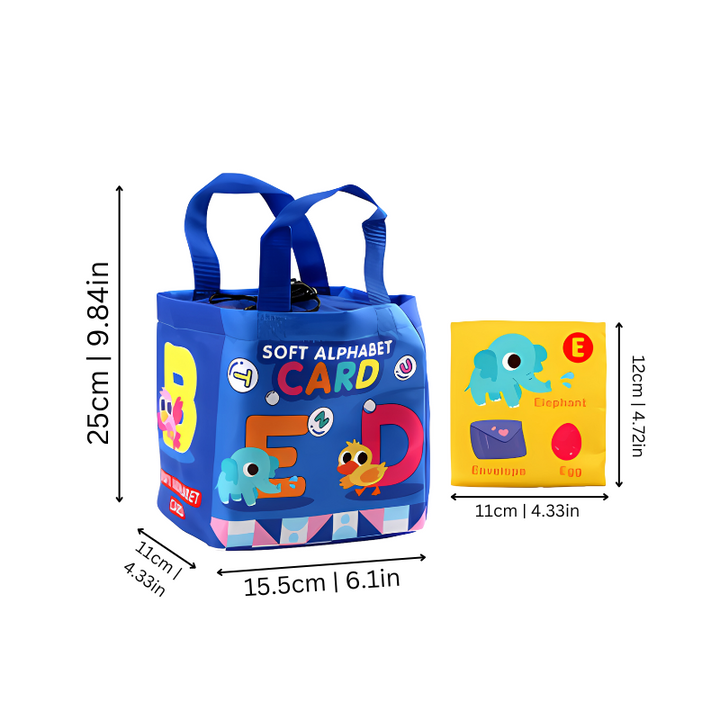 Colorful Toddler Alphabet Cards - LetterFun-Nora Luxe