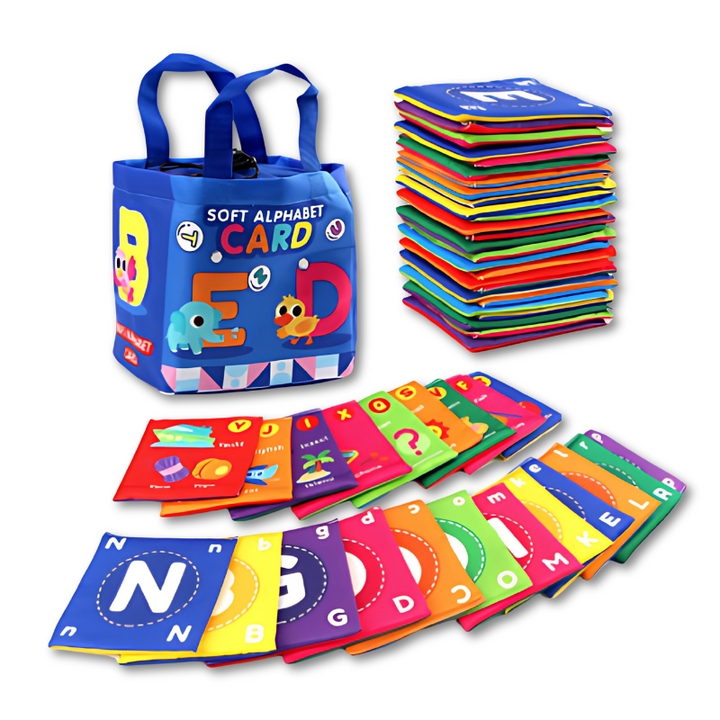 Colorful Toddler Alphabet Cards - LetterFun-Nora Luxe